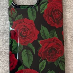 FLAUNT SQUARE Rose Print iPhone 13 Pro Max Case